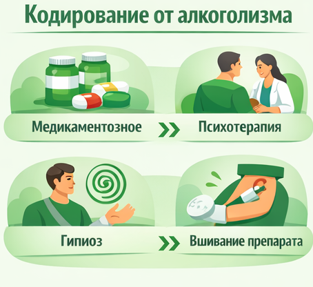 кодирование от алкоголизма в Заозёрном Санати